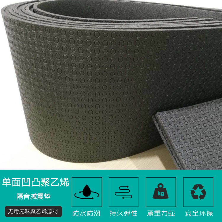 單(dan)面凹發(fa)泡橡膠(jiāo)減震墊(niàn)闆